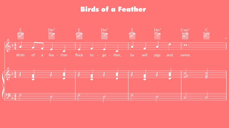 Image for Birds of a Feather – Sheet Music