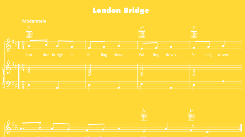 Image for London Bridge Is Falling Down – Sheet Music