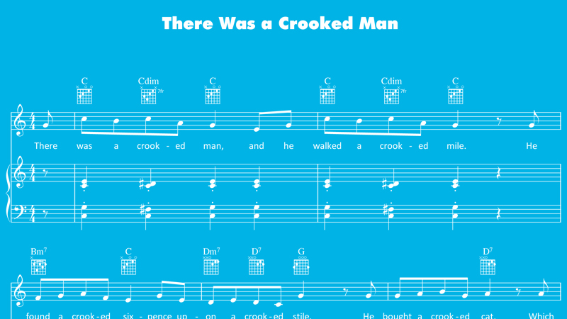 Image for There Was a Crooked Man – Sheet Music