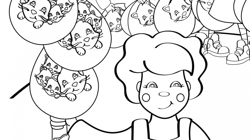 Image for Going to St. Ives – Coloring Page