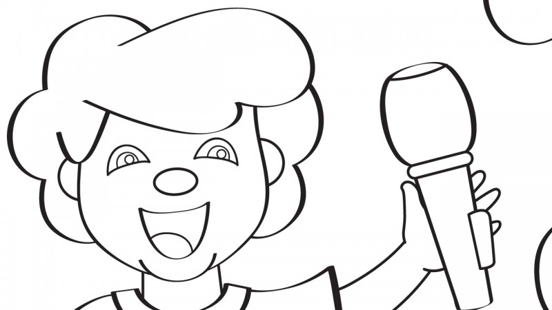 Image for Little Tommy Tucker – Coloring Page