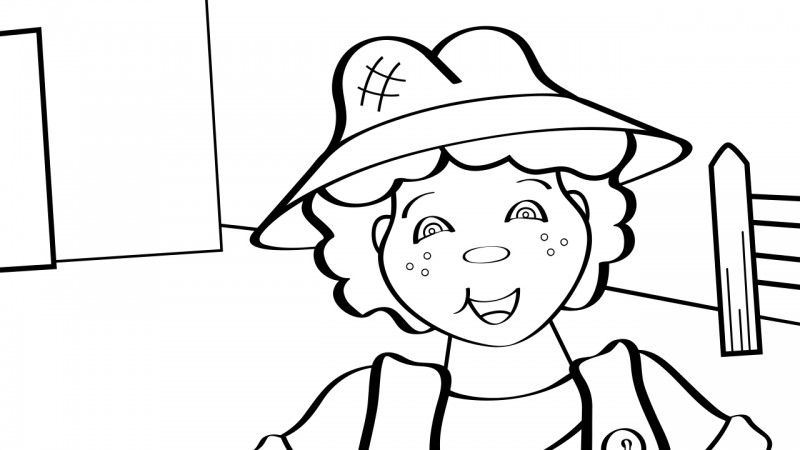 Image for Old MacDonald Had a Farm – Coloring Page