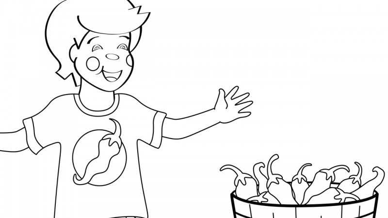 Image for Peter Piper – Coloring Page