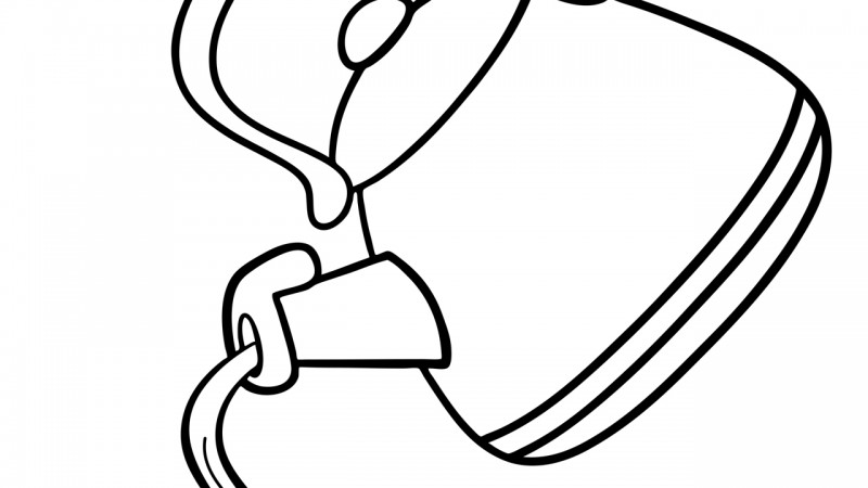 Image for Polly, Put The Kettle On – Coloring Page