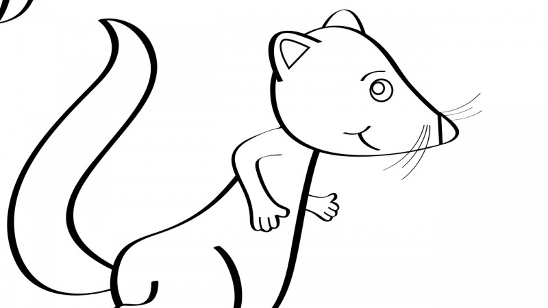 Image for Pop Goes the Weasel – Coloring Page